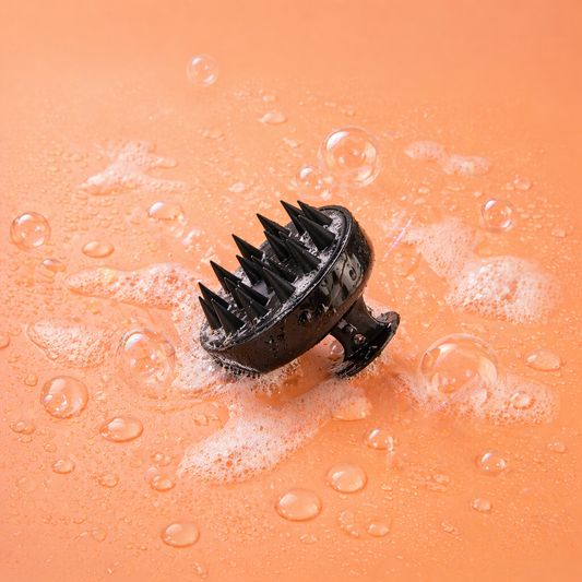 Brosse de massage pour le cuir chevelu